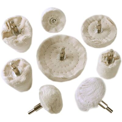 ZVD Kit De Pulido De Taladro De Aluminio - Rueda Para Pulir Metales, Acero Inoxidable Cromado ZVD Kit De Pulido De Taladro De Aluminio - Rueda Para Pulir Metales, Acero Inoxidable Cromado