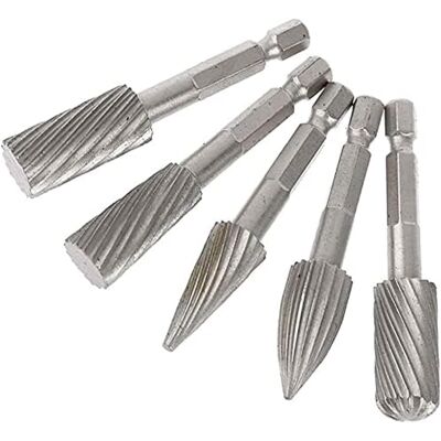OEM Juego De 5 Limas Rotativas Para Fresado, Vástago Hexagonal De 1/4 De Pulgada, Fresas Hss, Herramientas De Limado Rotativas Para Materiales De Aluminio Y Hierro. OEM Juego De 5 Limas Rotativas Para Fresado, Vástago Hexagonal De 1/4 De Pulgada, Fresas Hss, Herramientas De Limado Rotativas Para Materiales De Aluminio Y Hierro.