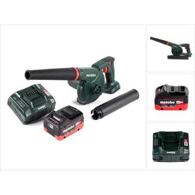 Metabo Ag 18 Soplador Sin Cable 18 V + 1x Batería Lihd 8.0ah + Cargador Metabo Ag 18 Soplador Sin Cable 18 V + 1x Batería Lihd 8.0ah + Cargador