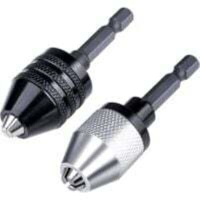 OEM Broca Sin Llave De 6,35 Mm (1/4 De Pulgada) De 2 Piezas, Portabrocas Hexagonal, Adaptador De Cambio Rápido Para Portabrocas Sin Llave, Convertidor De Portabrocas De 0,3 A 6,5 Mm - Crezuo OEM Broca Sin Llave De 6,35 Mm (1/4 De Pulgada) De 2 Piezas, Portabrocas Hexagonal, Adaptador De Cambio Rápido Para Portabrocas Sin Llave, Convertidor De Portabrocas De 0,3 A 6,5 Mm - Crezuo
