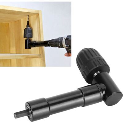 XVX Adaptador De Taladro De Ángulo Recto De 90 Grados Con Portabrocas Para Taladrar En Espacios Reducidos. XVX Adaptador De Taladro De Ángulo Recto De 90 Grados Con Portabrocas Para Taladrar En Espacios Reducidos.