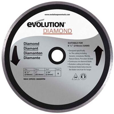 Evolution Disco Diamante, 210mm, Rage3 S Evo 688210 Evolution Disco Diamante, 210mm, Rage3 S Evo 688210