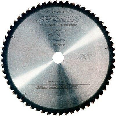 Hoja de sierra circular Jepson D-255x25,4x2 mm - Acero delgado Hoja de sierra circular Jepson D-255x25,4x2 mm - Acero delgado
