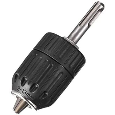 OEM Adaptador De Vástago Sds Para Portabrocas Sin Llave De 1/2" (2-13 Mm) 1/2-20unf Para Taladros De Impacto Inalámbricos, Color Negro. OEM Adaptador De Vástago Sds Para Portabrocas Sin Llave De 1/2" (2-13 Mm) 1/2-20unf Para Taladros De Impacto Inalámbricos, Color Negro.