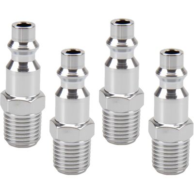 OEM Conector Rápido Para Aire Comprimido, 4 Piezas, Conector Rápido De 1/4", Boquilla Para Compresor De Aire Y Conector De Manguera Para Compresor, Conector Neumático OEM Conector Rápido Para Aire Comprimido, 4 Piezas, Conector Rápido De 1/4", Boquilla Para Compresor De Aire Y Conector De Manguera Para Compresor, Conector Neumático