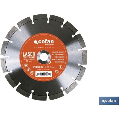 Cofan - Cantero - 230mm - Disco Diamante Cofan - Cantero - 230mm - Disco Diamante