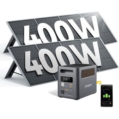 OEM Estación De Energía Portátil - Aferiy - Nomad1800pro - 1024wh - 1800w Ca - 2x400w Paneles OEM Estación De Energía Portátil - Aferiy - Nomad1800pro - 1024wh - 1800w Ca - 2x400w Paneles