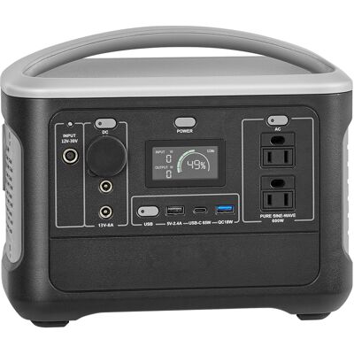 Mophorn Estación De Energía Portátil 600 W, Generador De Batería Lifepo4 De 493 Wh, Con 7 Puertos De Salida Para Uso En Hogar Y Viajes En Autocaravana, Compatible Con Panel Solar (no Incluido) Mophorn Estación De Energía Portátil 600 W, Generador De Batería Lifepo4 De 493 Wh, Con 7 Puertos De Salida Para Uso En Hogar Y Viajes En Autocaravana, Compatible Con Panel Solar (no Incluido)