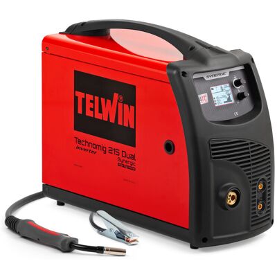 Telwin Technomig 215 Dual Synergic - Máquina de Solda Inversora Multi-proceso Telwin Technomig 215 Dual Synergic - Máquina de Solda Inversora Multi-proceso