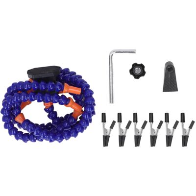 OEM Estación De Soldadura De Pcb, Brazos Flexibles Tipo Tercera Mano, Herramienta Para Taller De Manualidades, 5 Garras Azules OEM Estación De Soldadura De Pcb, Brazos Flexibles Tipo Tercera Mano, Herramienta Para Taller De Manualidades, 5 Garras Azules