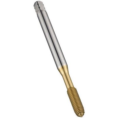 Dormer M10 Herramienta de roscar y conformar - Sin ranura gruesa, recubierta TiN Dormer M10 Herramienta de roscar y conformar - Sin ranura gruesa, recubierta TiN