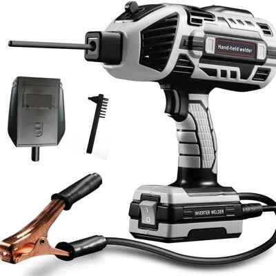 OEM Soldadora Eléctrica Portátil, Soldadora Portátil De 110 V Con Inversor Igbt, 5 Ajustes De Corriente Variables, Pistola De Soldadura Arc Portátil, Apta Para Alambre De Máquina De 3/32" (gris) OEM Soldadora Eléctrica Portátil, Soldadora Portátil De 110 V Con Inversor Igbt, 5 Ajustes De Corriente Variables, Pistola De Soldadura Arc Portátil, Apta Para Alambre De Máquina De 3/32" (gris)