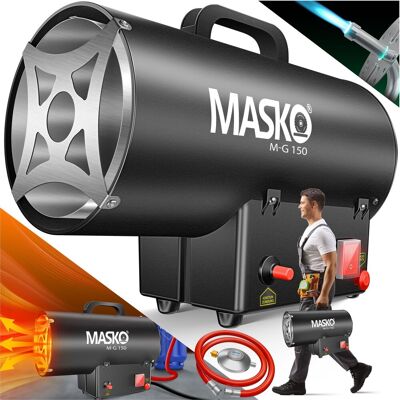 Masko® Calentador De Gas Soplante Calentador De Gas Pistola De Calefacción Calentador De Gas Calentador De Gas Generador De Aire Caliente Incl. Manguera De Gas Y Reductor De Presión Negro / 15 Kw Masko® Calentador De Gas Soplante Calentador De Gas Pistola De Calefacción Calentador De Gas Calentador De Gas Generador De Aire Caliente Incl. Manguera De Gas Y Reductor De Presión Negro / 15 Kw