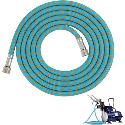 OEM Manguera De Aire Comprimido, 1,8 M, Trenzada, Para Aerógrafo, Adaptador Neumático Para Compresor De 1/8" A 1/8" -crezuo OEM Manguera De Aire Comprimido, 1,8 M, Trenzada, Para Aerógrafo, Adaptador Neumático Para Compresor De 1/8" A 1/8" -crezuo
