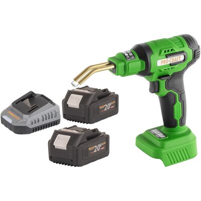 Soldador De Plástico A Batería Procraft Cs40-bb 20 V 600 °c 0,7 - 1,1 A + 2 Baterías De 4,0 Ah + Cargador + Maletín Soldador De Plástico A Batería Procraft Cs40-bb 20 V 600 °c 0,7 - 1,1 A + 2 Baterías De 4,0 Ah + Cargador + Maletín