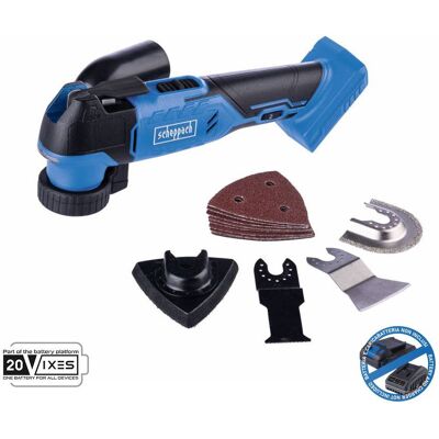 Herramienta Multifuncion 20v Sin Bateria Ixes Scheppach C-mt40-x Herramienta Multifuncion 20v Sin Bateria Ixes Scheppach C-mt40-x