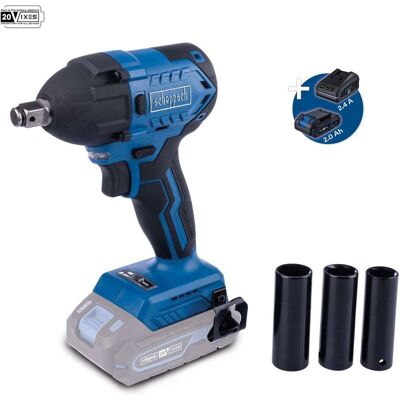 Scheppach Bc-iw350-x Llave De Impacto 1/2" 20v + Batería 2ah Y Cargador Scheppach Bc-iw350-x Llave De Impacto 1/2" 20v + Batería 2ah Y Cargador