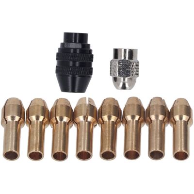LIIYIELA Mandril Sin Llave, Juego De Pinzas Para Portabrocas, Sujeción Segura Y Estable Para Muelas Abrasivas De 1/32" A 1/8". LIIYIELA Mandril Sin Llave, Juego De Pinzas Para Portabrocas, Sujeción Segura Y Estable Para Muelas Abrasivas De 1/32" A 1/8".