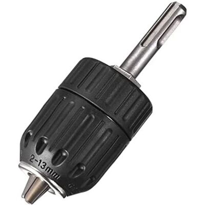 LIIYIELA Adaptador De Vástago Sds Para Mandril Sin Llave 1/2-20unf De 1/2" (2-13 Mm) Para Taladros De Impacto Inalámbricos, Negro. LIIYIELA Adaptador De Vástago Sds Para Mandril Sin Llave 1/2-20unf De 1/2" (2-13 Mm) Para Taladros De Impacto Inalámbricos, Negro.