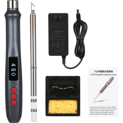 OEM Soldador Digital Ajustable De 72 W, Estación De Soldadura T12p Sh72 (enchufe Europeo, 100–240 V). OEM Soldador Digital Ajustable De 72 W, Estación De Soldadura T12p Sh72 (enchufe Europeo, 100–240 V).
