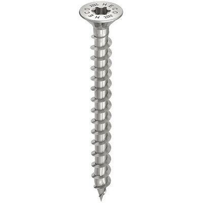 Tornillo Heco-Topix-Plus - 5x50mm, Acero inoxidable, Cabeza hexagonal Tornillo Heco-Topix-Plus - 5x50mm, Acero inoxidable, Cabeza hexagonal