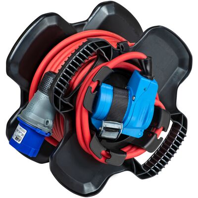 Brennenstuhl Enrollador De Cable Compacto X-gum Para Autocaravana, Barco, Comercio - H07rn-f 3g2,5 15m Brennenstuhl Enrollador De Cable Compacto X-gum Para Autocaravana, Barco, Comercio - H07rn-f 3g2,5 15m