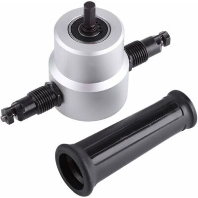 OEM Cortador De Chapa De Doble Cabezal, Sierra De Corona Eléctrica, Accesorio Para Taladro Eléctrico, Punzonadora, Kit De Herramientas De Corte, Embalaje De Cartón OEM Cortador De Chapa De Doble Cabezal, Sierra De Corona Eléctrica, Accesorio Para Taladro Eléctrico, Punzonadora, Kit De Herramientas De Corte, Embalaje De Cartón