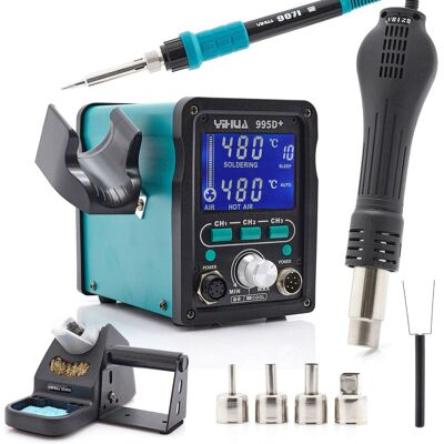 OEM Estación De Soldadura 2 En 1 Yihua 995d+ OEM Estación De Soldadura 2 En 1 Yihua 995d+
