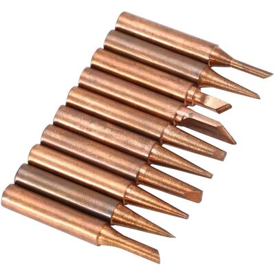 OEM Kit De Puntas De Soldador De Cobre Sin Plomo De 900 M, 10 Accesorios De Repuesto Para Cabezales De Soldadura -crezuo OEM Kit De Puntas De Soldador De Cobre Sin Plomo De 900 M, 10 Accesorios De Repuesto Para Cabezales De Soldadura -crezuo