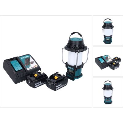 Makita - DMR 055 - 18 V - 2x 6.0 Ah - Radio portátil Makita - DMR 055 - 18 V - 2x 6.0 Ah - Radio portátil