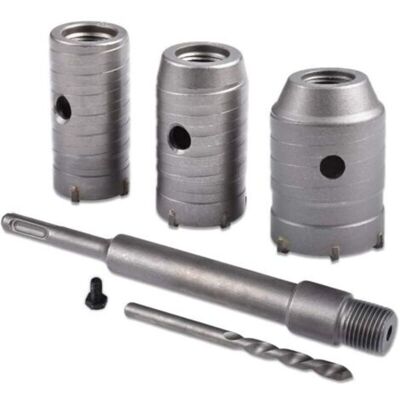 OEM Juego De Brocas De Corona De 30 Mm, 40 Mm Y 50 Mm, Broca Para Hormigón, Varilla De Extensión Sds Plus De 350 Mm, Punta De Carburo De Tungsteno, Broca De Corona Para Ladrillo, Piedra, Hormigón Y Cement OEM Juego De Brocas De Corona De 30 Mm, 40 Mm Y 50 Mm, Broca Para Hormigón, Varilla De Extensión Sds Plus De 350 Mm, Punta De Carburo De Tungsteno, Broca De Corona Para Ladrillo, Piedra, Hormigón Y Cement