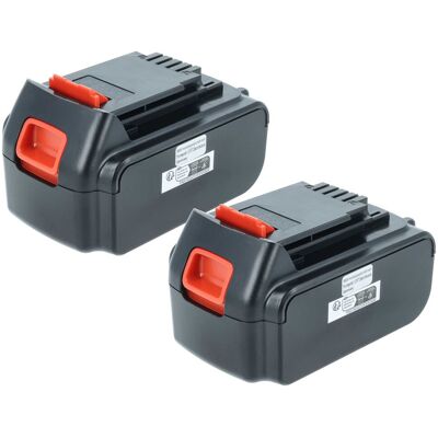 Vhbw 2x Batería Compatible Con Black & Decker Gtc1843l H1 Gpc1820l H2, Gpc1820l H1, Glc1825h1, Glc2500l Herramienta (4000 Mah, Li-ion, 20 V) Vhbw 2x Batería Compatible Con Black & Decker Gtc1843l H1 Gpc1820l H2, Gpc1820l H1, Glc1825h1, Glc2500l Herramienta (4000 Mah, Li-ion, 20 V)
