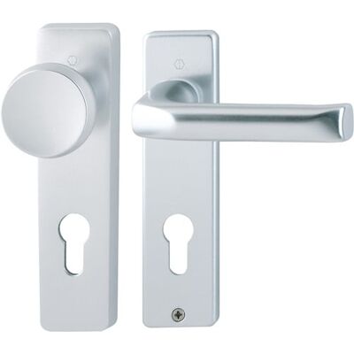 Juego de Manijas de Puerta de Aluminio London Hoppe - Interior Juego de Manijas de Puerta de Aluminio London Hoppe - Interior