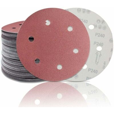 OEM Disco Abrasivo De 225 Mm (20 Unidades), Disco De Lijado De Grano 80 Para Lijadoras De Cuello Largo, Amoladoras De Paneles De Yeso De 6 Orificios, Papel De Lija Redondo - Senmai Tools-crezuo OEM Disco Abrasivo De 225 Mm (20 Unidades), Disco De Lijado De Grano 80 Para Lijadoras De Cuello Largo, Amoladoras De Paneles De Yeso De 6 Orificios, Papel De Lija Redondo - Senmai Tools-crezuo
