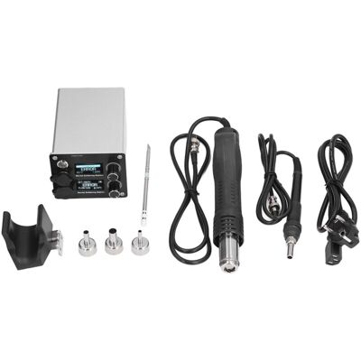 OEM Estación De Soldadura Con Pistola De Aire Caliente, Soldador 2 En 1, Kit De Herramientas Para Retoque Digital Diy OEM Estación De Soldadura Con Pistola De Aire Caliente, Soldador 2 En 1, Kit De Herramientas Para Retoque Digital Diy