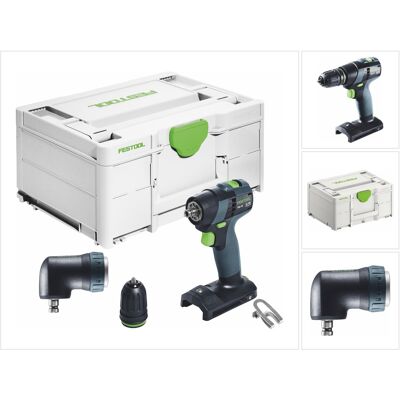 Festool Txs 18-basic Taladro Atornillador A Batería 18 V 40 Nm Sin Escobillas + Accesorio Angular + Systainer - Sin Batería, Sin Cargador Festool Txs 18-basic Taladro Atornillador A Batería 18 V 40 Nm Sin Escobillas + Accesorio Angular + Systainer - Sin Batería, Sin Cargador