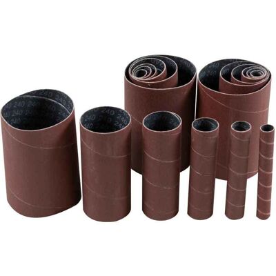 Holzmann - Kit De 18 Fundas De Cinta Abrasiva Para Lijadora De Husillo De 80 G Holzmann - Kit De 18 Fundas De Cinta Abrasiva Para Lijadora De Husillo De 80 G