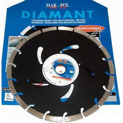 Disco de corte de diamante MarPOL 350mm - para concreto, azulejos, ladrillos Disco de corte de diamante MarPOL 350mm - para concreto, azulejos, ladrillos