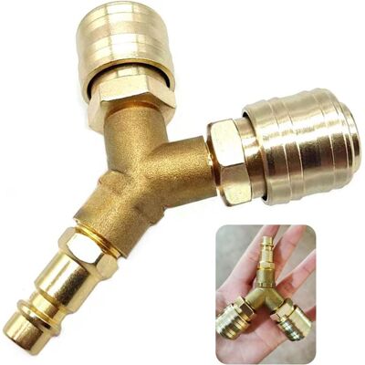 OEM Conector Rápido Para Aire Comprimido, Manguera Para Compresor De Aire, Conector Rápido Bsp De 1/4" Para Aire Comprimido, 2 Conectores OEM Conector Rápido Para Aire Comprimido, Manguera Para Compresor De Aire, Conector Rápido Bsp De 1/4" Para Aire Comprimido, 2 Conectores