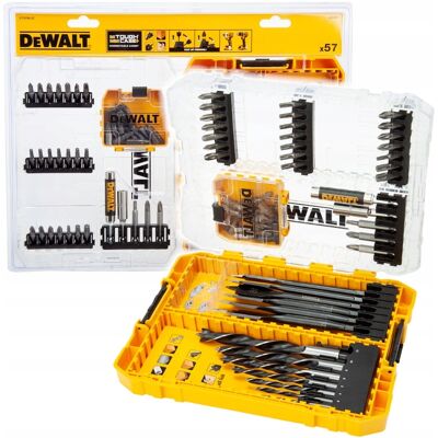 Juego de 57 piezas para madera DeWalt - Estuche conectable Juego de 57 piezas para madera DeWalt - Estuche conectable