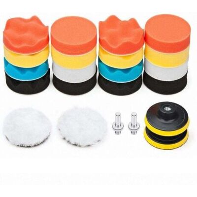 OEM 22 Piezas De Almohadillas De Pulido De 80 Mm, Kit De Esponjas De Pulido Para Broca M10, Almohadilla De Lana Para Pulido De Automóviles, Lijado Y Encerado. OEM 22 Piezas De Almohadillas De Pulido De 80 Mm, Kit De Esponjas De Pulido Para Broca M10, Almohadilla De Lana Para Pulido De Automóviles, Lijado Y Encerado.