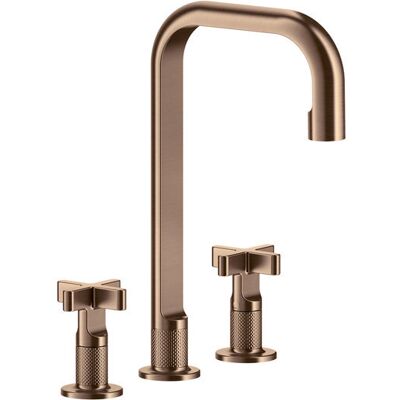 Inciso+ Mezclador De Lavabo De 3 Agujeros, Caño H=212 Mm X - Gessi Inciso+ Mezclador De Lavabo De 3 Agujeros, Caño H=212 Mm X - Gessi