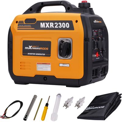 MAXPEEDINGRODS Grupos Electrógenos Y Accesorios 2300w 230v Portátil Generador Inverter Gasolina Estación De Energía Electrica De Emergencia Silencioso Para Camping Autocaravan Apagón MAXPEEDINGRODS Grupos Electrógenos Y Accesorios 2300w 230v Portátil Generador Inverter Gasolina Estación De Energía Electrica De Emergencia Silencioso Para Camping Autocaravan Apagón