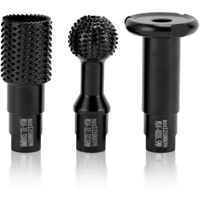 OEM Juego De 3 Fresas Rotativas De Bola Para Madera De 31,5 Mm De Diámetro + Fresa De Bola De 48 Mm Con Rosca M14 Para Amoladora Angular De 115/125 Mm. Ideal Para Lijar, Taladrar, Ranurar Y Ahuecar Madera OEM Juego De 3 Fresas Rotativas De Bola Para Madera De 31,5 Mm De Diámetro + Fresa De Bola De 48 Mm Con Rosca M14 Para Amoladora Angular De 115/125 Mm. Ideal Para Lijar, Taladrar, Ranurar Y Ahuecar Madera
