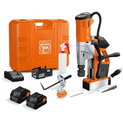 Fein Taladro De Núcleo Magnético Universal Inalámbrico De Hasta 35 Mm Akbu 35 Pmqw 18 V As Set / 2x 8,0 Ah Batería + Cargador - 71700464000 Fein Taladro De Núcleo Magnético Universal Inalámbrico De Hasta 35 Mm Akbu 35 Pmqw 18 V As Set / 2x 8,0 Ah Batería + Cargador - 71700464000
