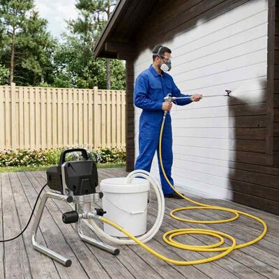 Vidaxl Pulverizador De Pintura Sin Aire Negro Acero Y Plástico Vidaxl Pulverizador De Pintura Sin Aire Negro Acero Y Plástico