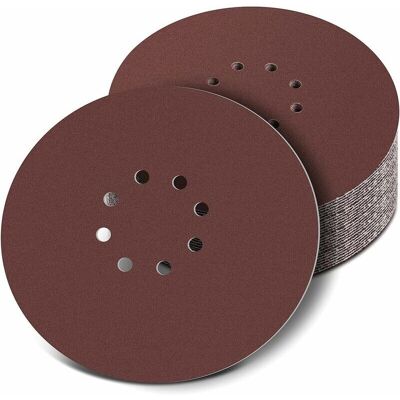 OEM Discos Abrasivos De 225 Mm, 8 Agujeros, Grano 120, Para Lijadora En Seco Giraffe – , Paquete De 40 Unidades -crezuo OEM Discos Abrasivos De 225 Mm, 8 Agujeros, Grano 120, Para Lijadora En Seco Giraffe – , Paquete De 40 Unidades -crezuo