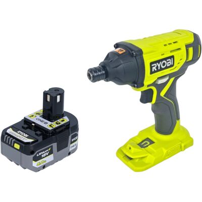 Ryobi R18id2-0 Atornillador De Impacto A Batería 18 V 200 Nm 1/4" + 1 Batería De 5,0 Ah - Sin Cargador Ryobi R18id2-0 Atornillador De Impacto A Batería 18 V 200 Nm 1/4" + 1 Batería De 5,0 Ah - Sin Cargador