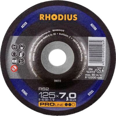RHODIUS ABRASIVES Disco De Amolar Rhodius Rs2 X-lock Metal 125mm 10 Unidades RHODIUS ABRASIVES Disco De Amolar Rhodius Rs2 X-lock Metal 125mm 10 Unidades