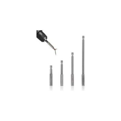 OEM Portapuntas De Cambio Rápido, Extensión Magnética Para Taladro De 4 Piezas, Varilla De Extensión Para Destornillador Para Taladro Eléctrico, 1/4", 6cm/7.5cm/10cm/15cm - Crezuo OEM Portapuntas De Cambio Rápido, Extensión Magnética Para Taladro De 4 Piezas, Varilla De Extensión Para Destornillador Para Taladro Eléctrico, 1/4", 6cm/7.5cm/10cm/15cm - Crezuo